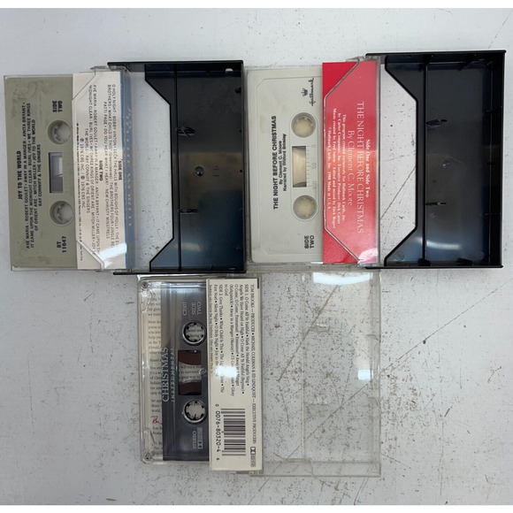 Mixed Lot Of 3 Christmas Music Cassette Tapes - Picture 8 of 9